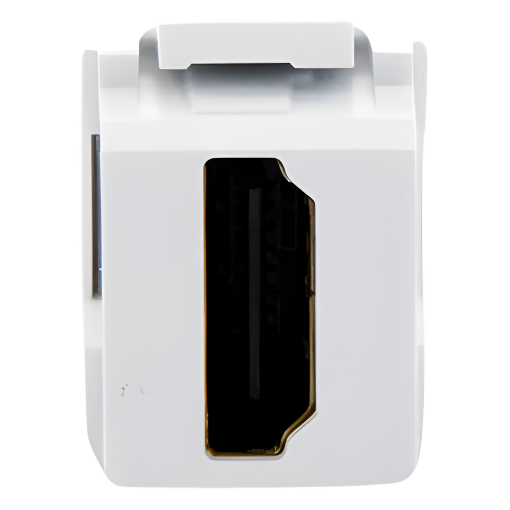 Módulo Acoplador HDMI 2.0, Hembra a Hembra Tipo-A, Categoría 2, Keystone, Color Blanco