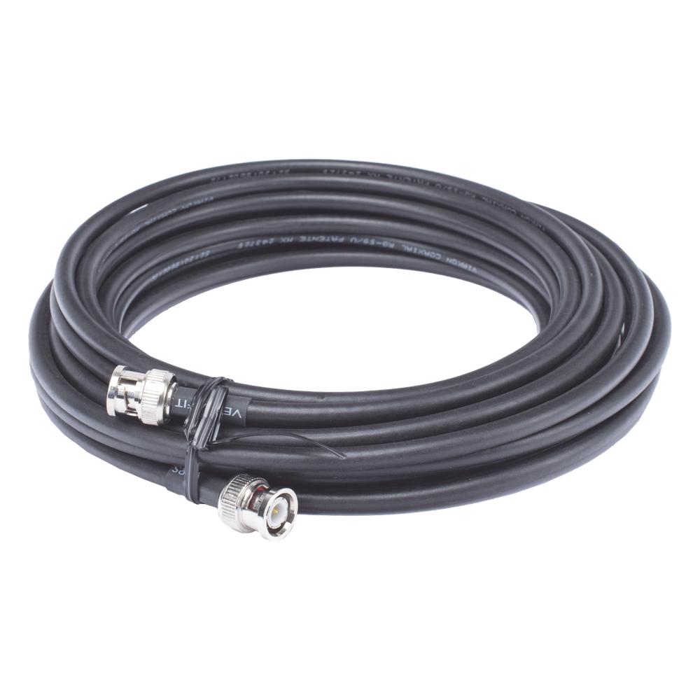 Jumper de 8 Metros (26.25 Pies) con Conectores BNC Macho a BNC Macho con Cable RG59.
