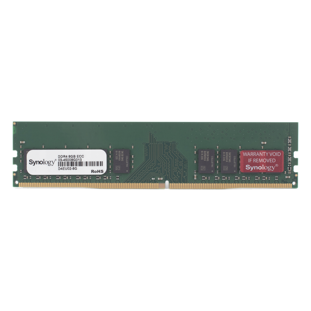 Módulo de Memoria DDR4 ECC Unbuffered DIMM | 8GB | Compatible con Synology 25 series, incluyendo RS2825RP+ | Garantía 5 Años
