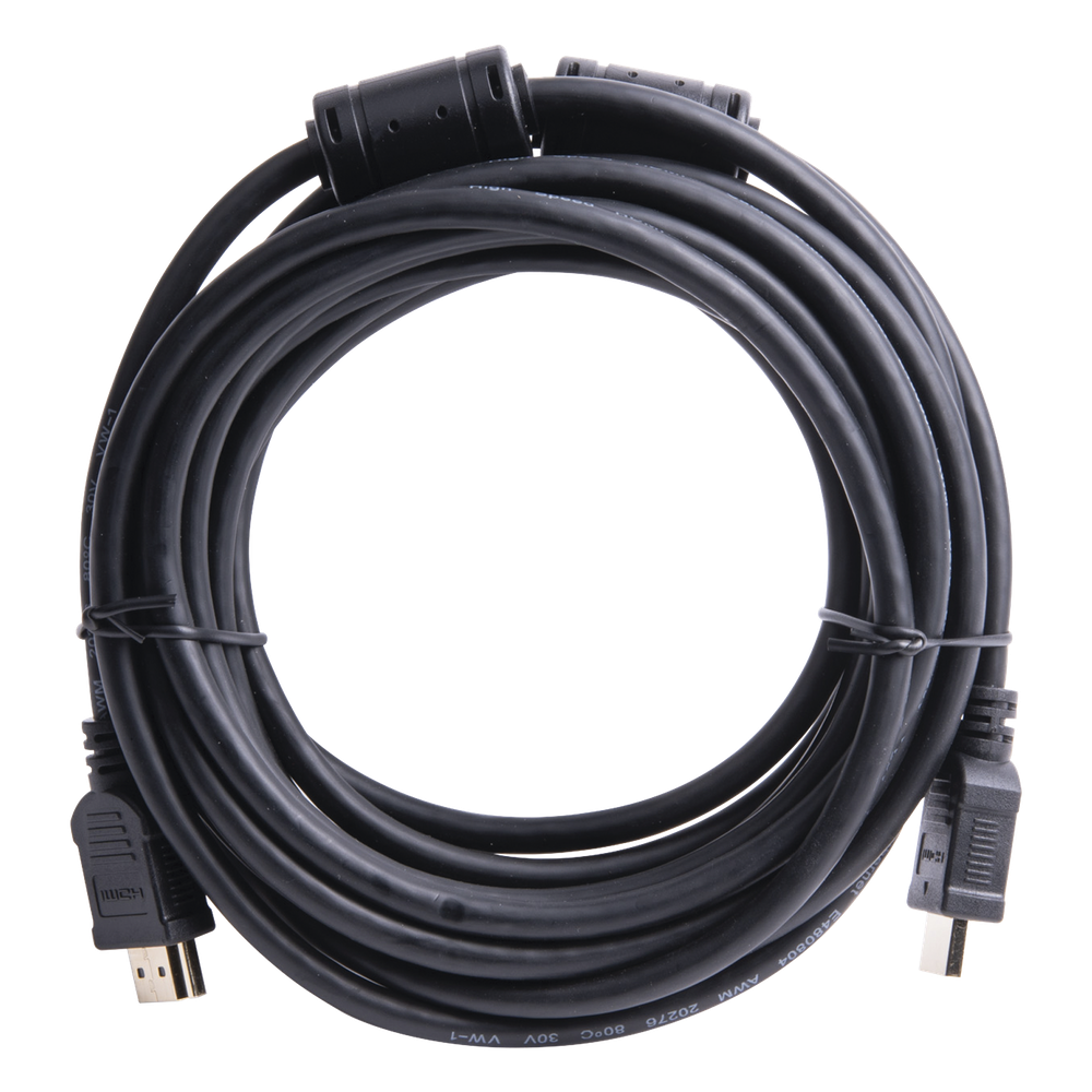 Cable HDMI de 20 Metros (65.62 Pies) (High Speed) / Resolución 4K / Soporta Canal de Retorno de Audio (ARC)/ Soporta 3D / Blindado para Reducir Interferencia / Chapado en Oro / Alta Resistencia y Durabilidad.