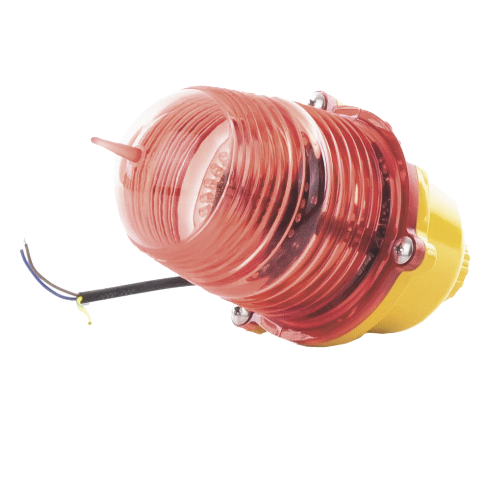 Estrobo Led de Obstrucción Color Rojo (110 Vca de Entrada) / Luz fija