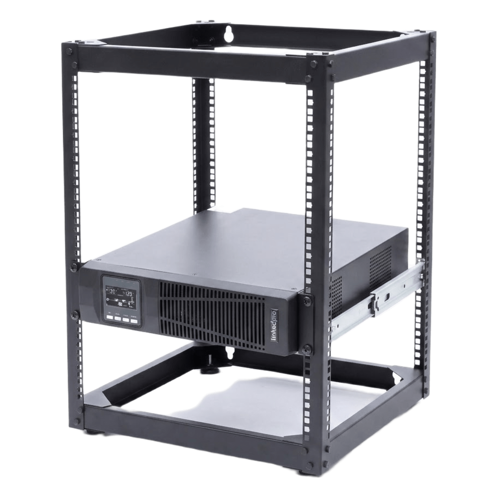 UPS de 1000VA/900W / Topología On-Line Doble Conversión / Entrada y Salida de 120 Vca / Clavija de Entrada NEMA 5-20P / Pantalla LCD Configurable / Formato Rack/Torre / 8 Salidas