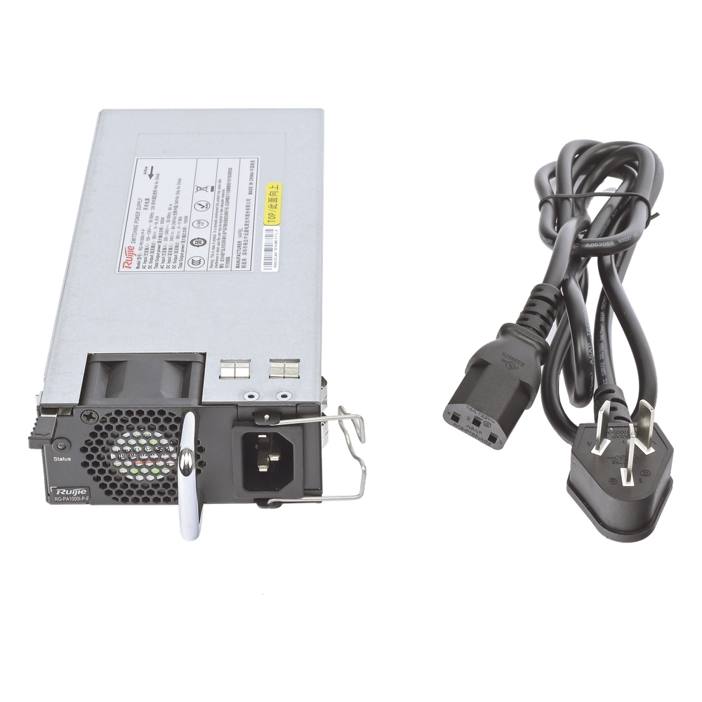 Fuente de Energía Modular, proporciona hasta 740 Watts para Switches Empresariales Ruijie Networks
