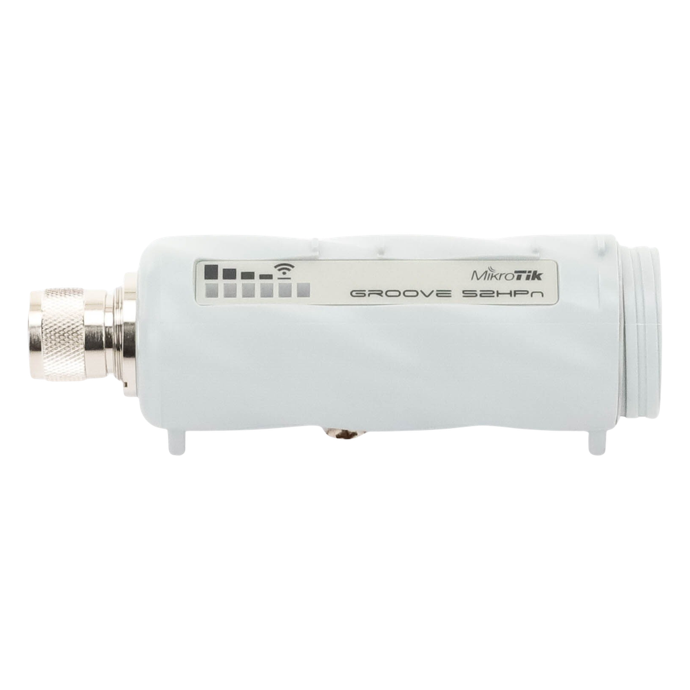 (Groove 52) Cliente y PtP en 2.4 y 5GHz 802.11 a/b/g/n Conectorizado, Hasta 500mW