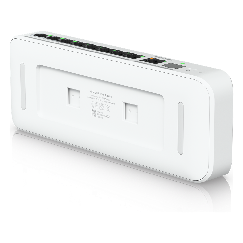 USW Flex 2.5G Switch de 8 Puertos 2.5GbE, con un Puerto de Enlace Ascendente Combinado RJ45/SFP+ de 10 GbE, Incluye Adaptador ca/cc
