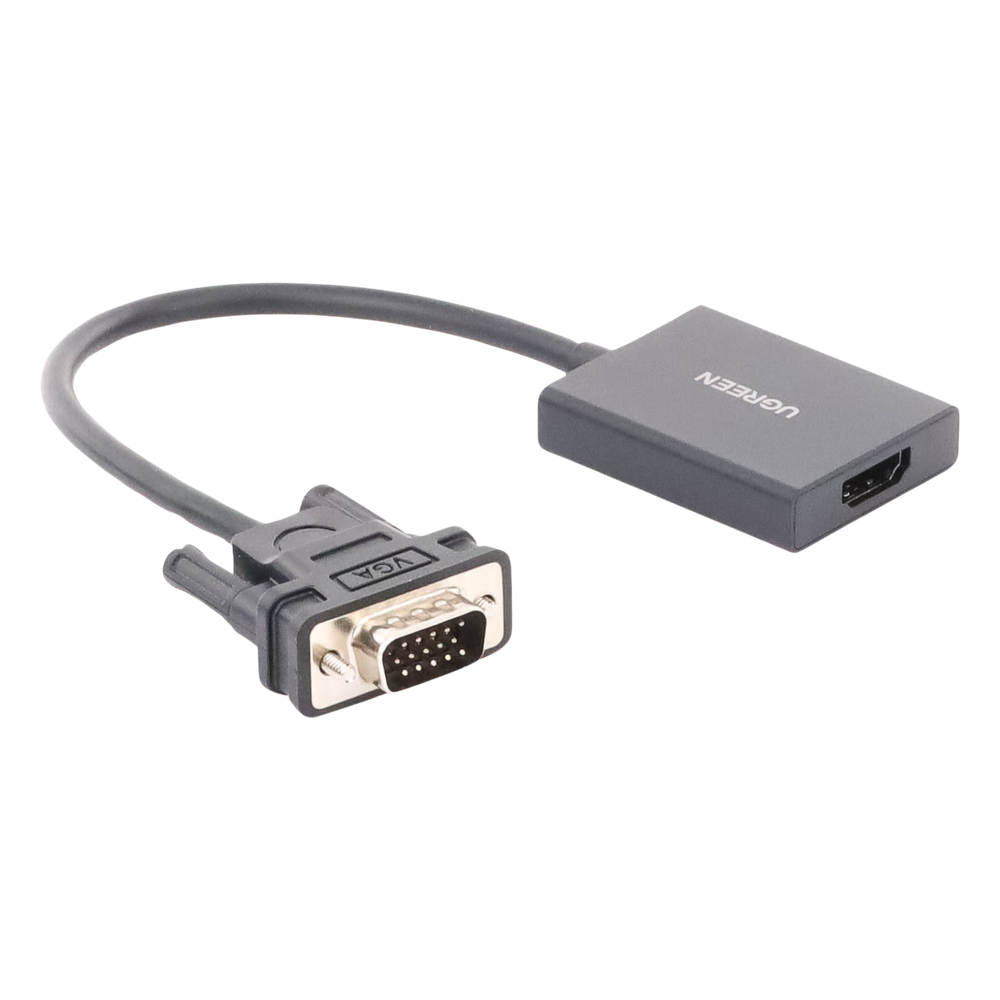 VGA Macho / Salida: HDMI Hembra / Resolución de 1080P@60Hz / Puerto Estéreo de 3.5 mm / Plug and Play, Sin Controlador / Longitud del Cable 15 cm (5.91 Pulgadas). / Incluye Cable de Alimentación USB / Incluye Cable de Audio de 3.5mm.