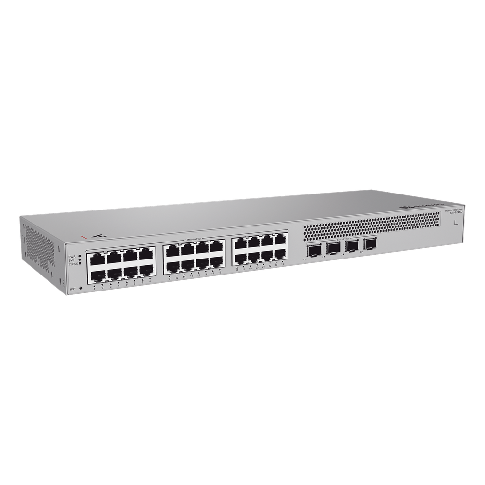Switch de Acceso Gigabit Administrable Capa 2+ / 24 puertos 10/100/1000 Mbps / 4 Puertos 2.5GE SFP Uplink / ERPS / Rutas Estáticas / Administración Nube Gratis