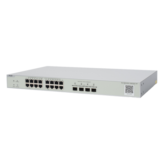Switch Multi-Gigabit PoE++ hasta 370W, Capa 2 con 4 Puertos 2.5G (90W), 12 Puertos 2.5G (30W) y 4 Uplink SFP+ 10G , Administrable Cloud, Diseñado Para Access Points WiFi 6/7