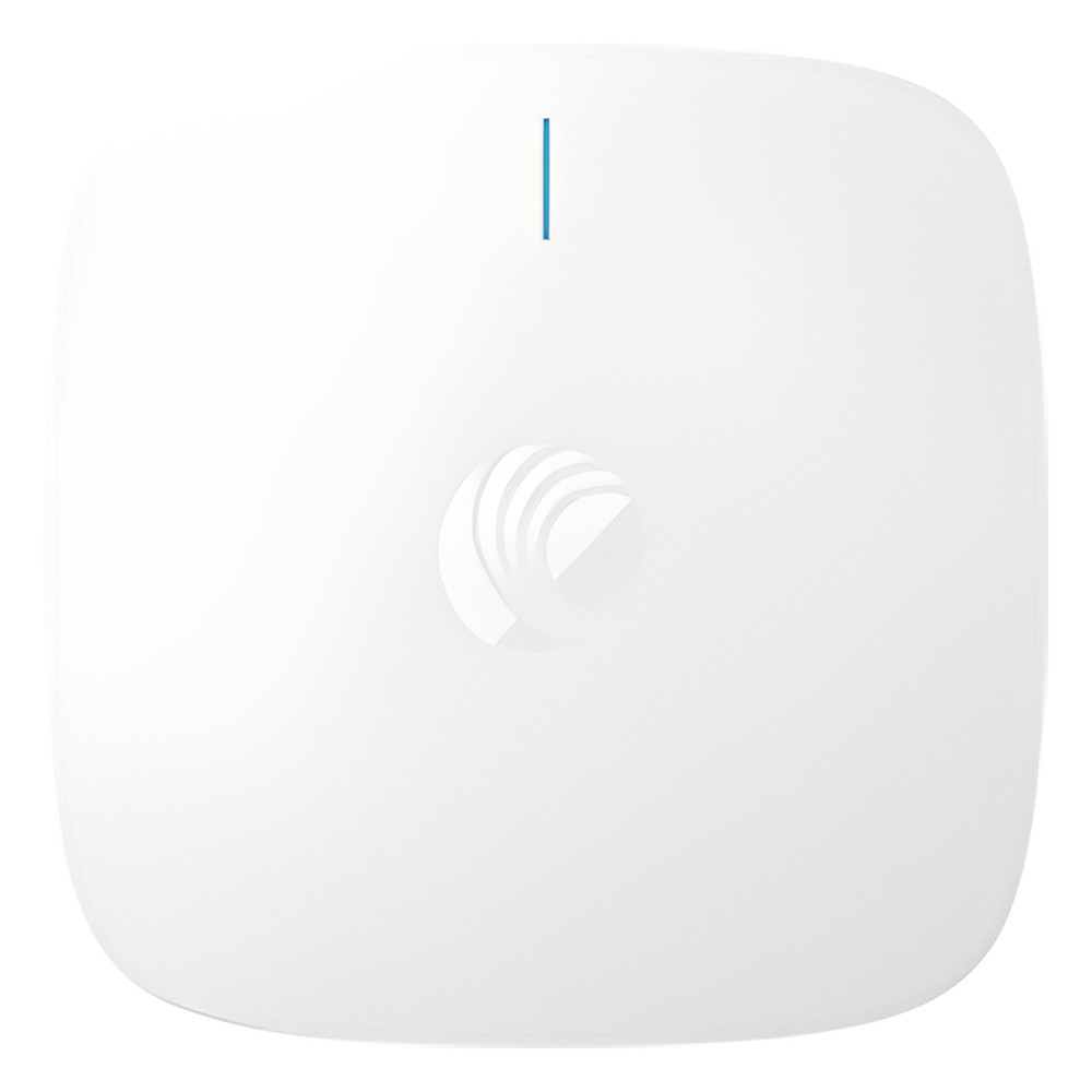 Punto de Acceso Empresarial Wi-Fi 6/6E XE3-4 / 3 Radios (2.4, 5 y 6 GHz) Definidos por Software (SDR) / Hasta 1,500 Clientes / Gestión desde la Nube cnMaestro / Seguridad WPA3 / Montaje en Techo o Plafón / Alimentación PoE