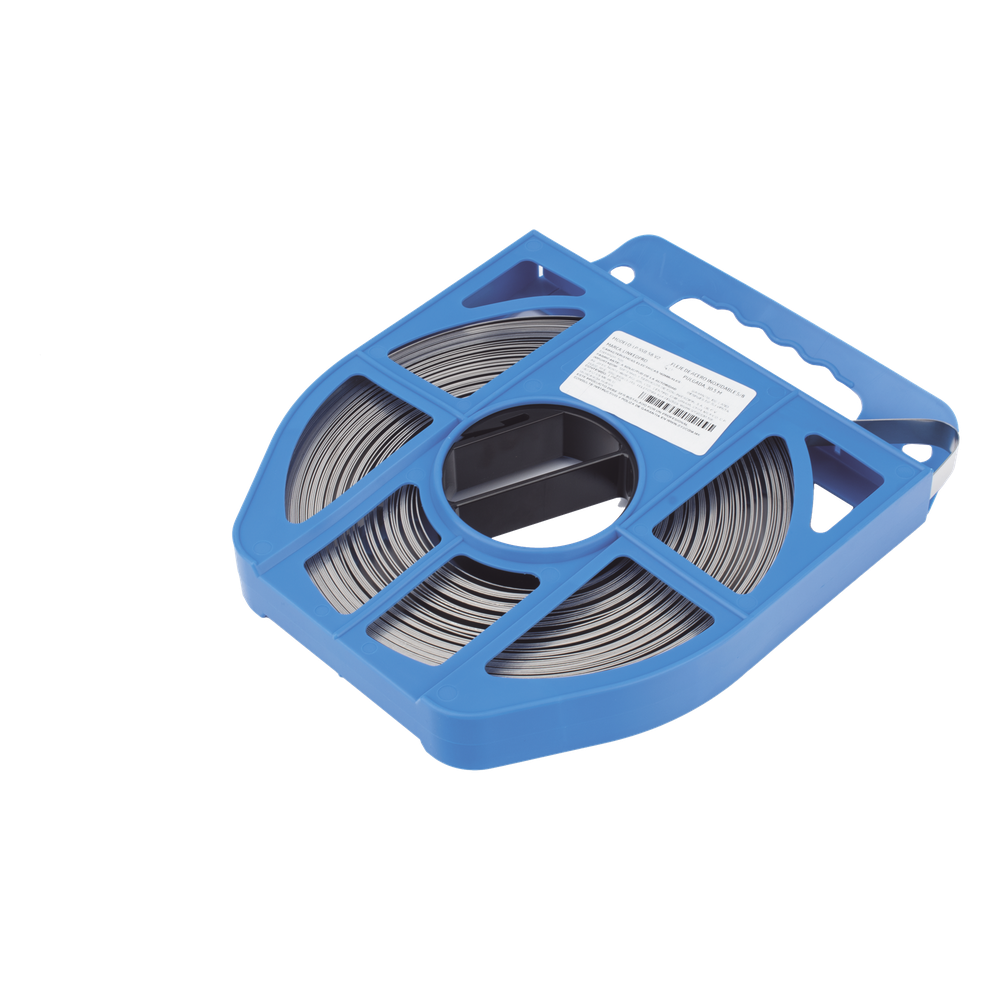 Fleje de Acero Inoxidable 304 de 5/8", 0.70 mm, 30.5 metros