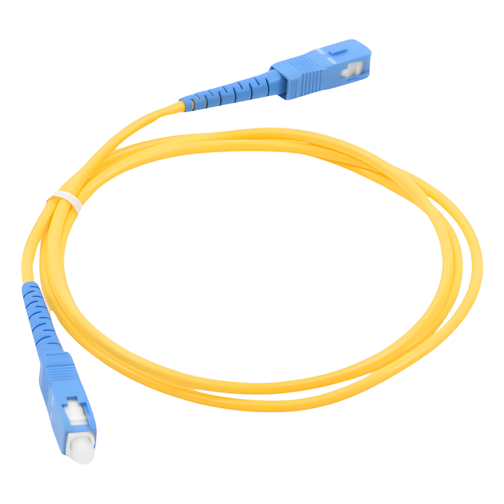 Jumper de Fibra Óptica Monomodo SC/SC Simplex de 1 Metro (3.28 Pies)