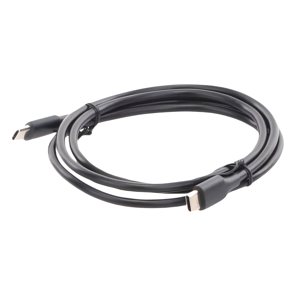 Cable USB-C a USB-C | 1 Metro | Carga Rápida de hasta 60W | Transferencia de datos de 480 Mbps | PD3.0 | QC 4.0/3.0/2.0 | FPC | AFC | Duradero y Flexible| Caja ABS | Cubierta de TPE | Color Negro.