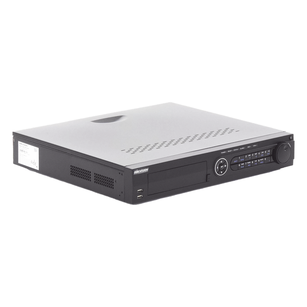 DVR 16 Canales TurboHD + 8 Canales IP / 3K/5MP / Audio por Coaxitron / Acusense / 4 Bahías de Disco Duro / Videoanalisis / 16 Entradas de Alarma