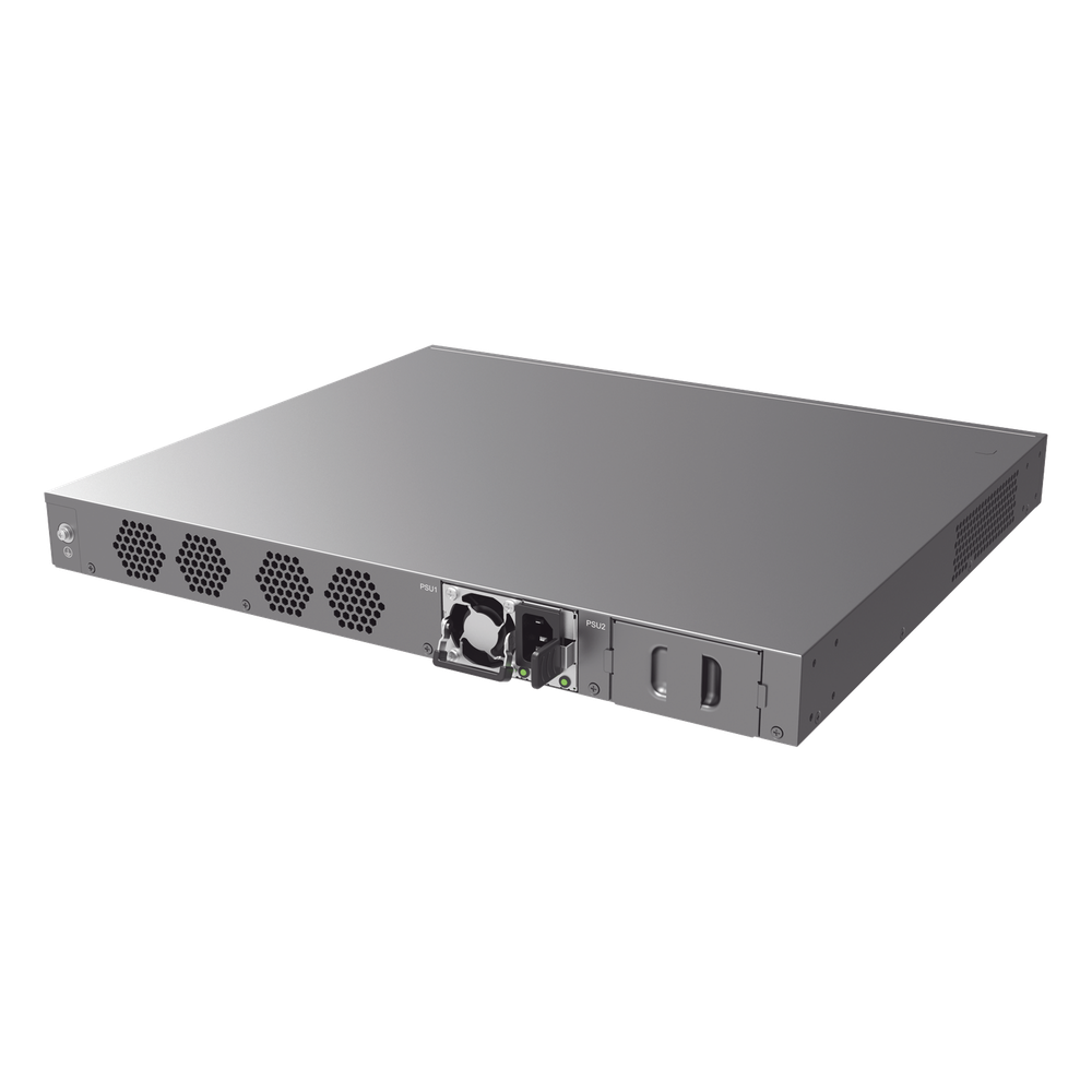 Switch Capa 3 PoE+ Administrable / 48 puertos 10/100/1000 Mbps + 6 Puertos SFP+ de 10 Gigabits / Hasta 740W / Compatible con GWN Cloud.
