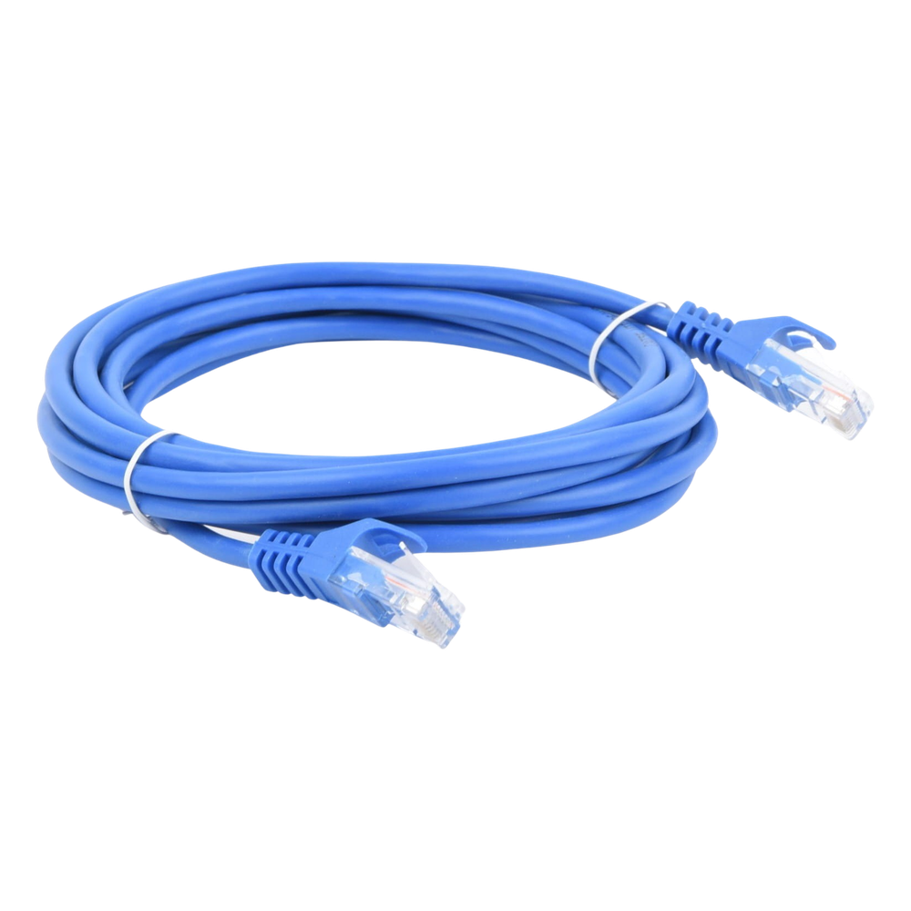 Cable de Parcheo UTP Cat5e - 3 Metros (9.84 Pies) - Azul