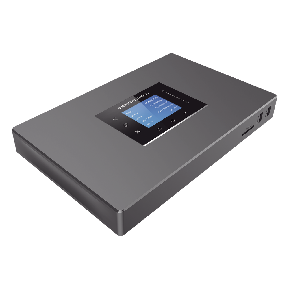IP-PBX UCM6302A / 500 Usuarios / 75 Llamadas Simultáneas / 2 FXO + 2 FXS / 3 Puertos Gigabit PoE+ / Solución Híbrida On-Premise y Cloud