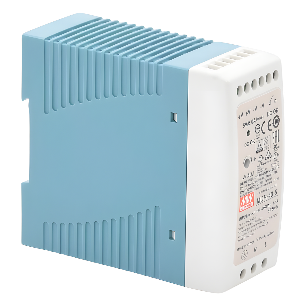 Fuente de poder Industrial Riel Din 5Vcc, 40W