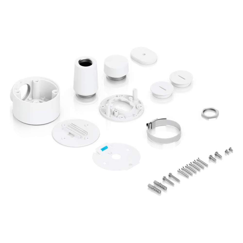 Camera Compact Junction Box – Caja de Conexiones Antimanipulación para Cámaras Compactas Dome y Turret Color Blanco