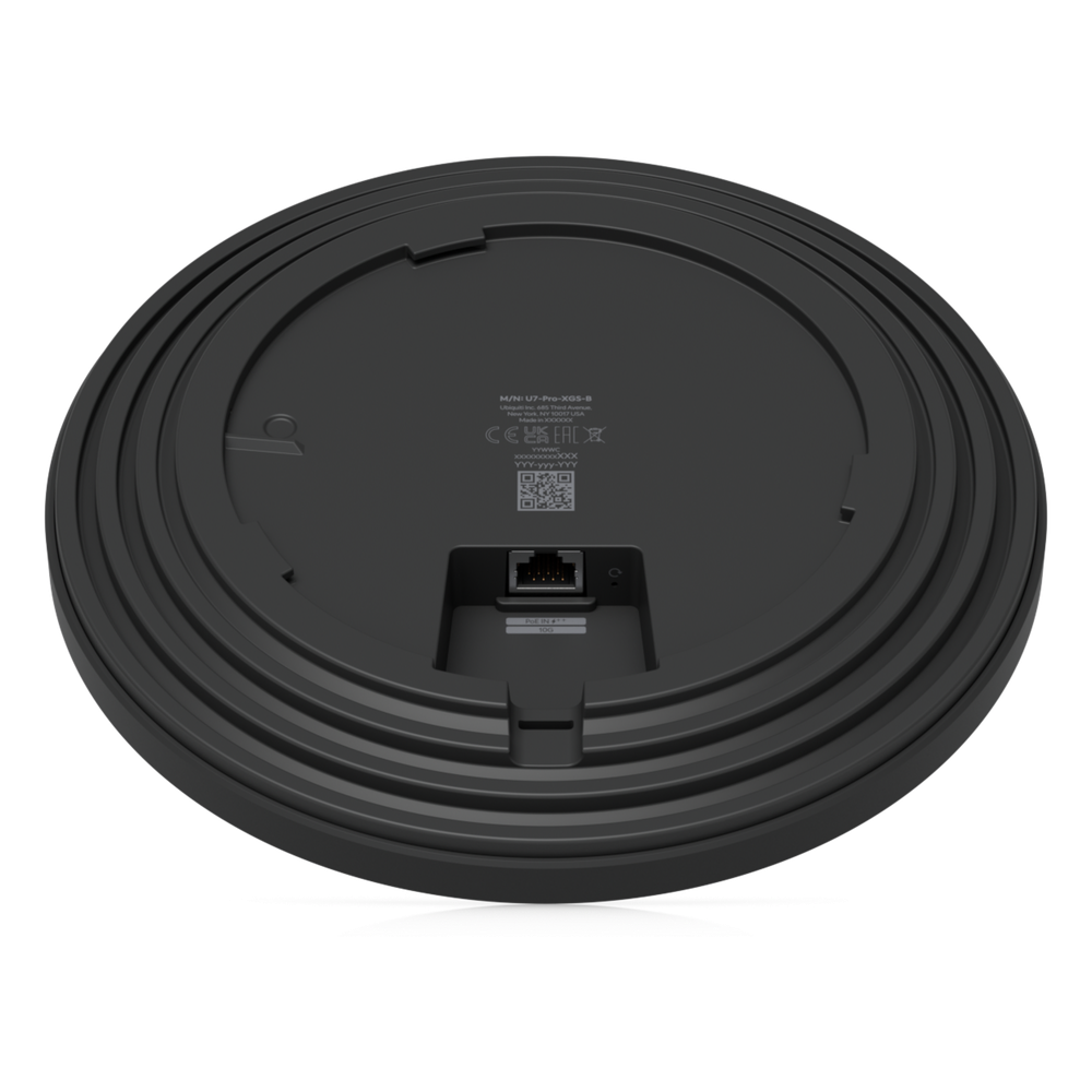 U7 Pro XGS – Punto de Acceso WiFi 7 Tri-Banda para Interiores con Soporte 6 GHz, Radio de Escaneo Espectral Dedicado, Cobertura de hasta 160 m², Capacidad para 500 Usuarios y Puerto Multi-Gig 10/5/2.5/1 GbE