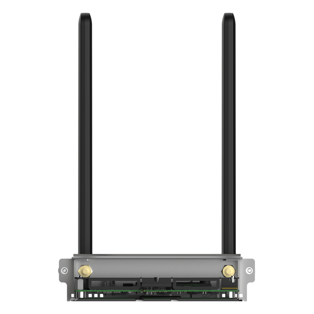 Módulo LTE 4G Compatible Firewalls RG-CF30XS / Ruijie RG-NSEC-SIC-LTE-S / Dual SIM Single Standby / Interfaces SMA-J / Consumo 5W / Dimensiones 103.37 x 123 x 28 mm (4.07 x 4.84 x 1.10 in)
