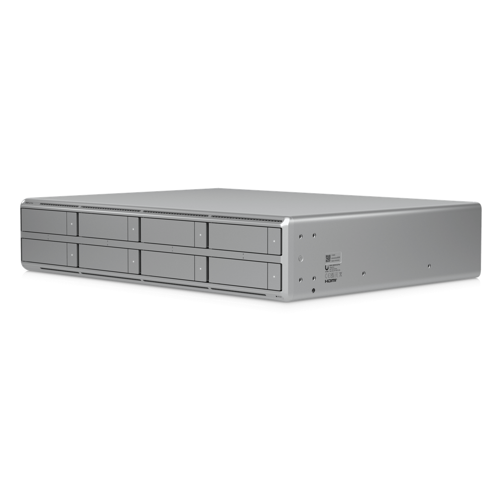 UNVR G2 Pro UniFi Protect 2U con 8 Bahías para Discos Duros, Soporte para hasta 100 Cámaras HD, 70 Cámaras 2K o 50 Cámaras 4K, Puerto 10G SFP+ y 2.5GbE, Análisis Edge-AI Integrado