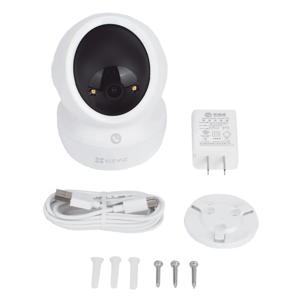 Cámara PT Wi-Fi / 4K (8 Megapíxeles) / Audio de Dos Vías / Visión Nocturna Inteligente en Color / Detección Humana / Detección de Mascota / Llamada a la App con un toque / Almacenamiento en MicroSD y Nube