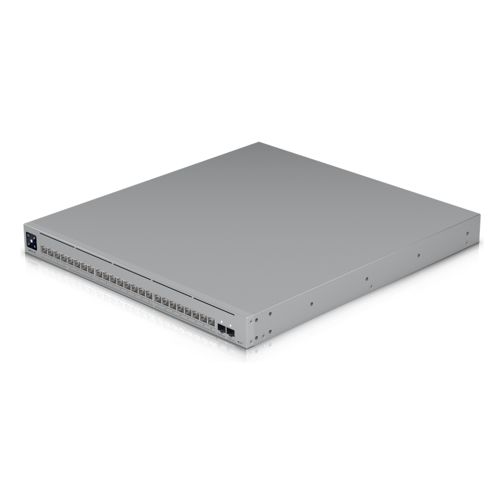 UniFi Switch USW-Pro-XG-24 / Capa 3 / 24 puertos (16 × 10 GbE, 8 × 2,5 GbE) + 2 puertos SFP28 25 G