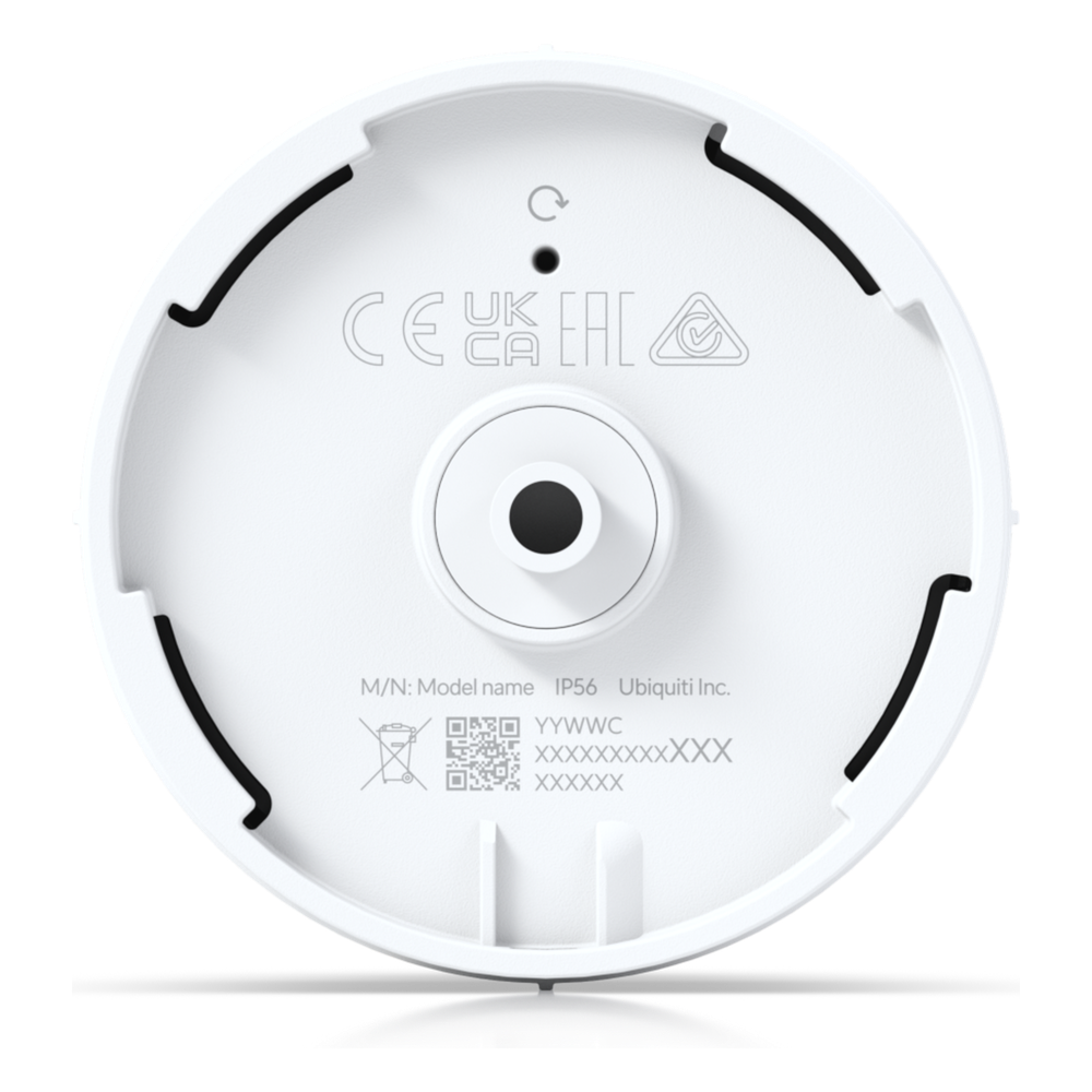 Cámara IP UniFi G5 Domo Ultra, de bajo perfil para interior, 2K (4MPX), ángulo amplio 102.4°, visión nocturna IR hasta 20 mts, detección de eventos, para pared o techo
