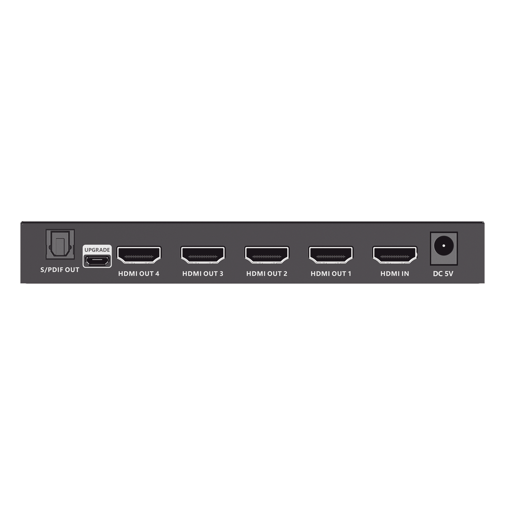 Splitter HDMI 1X4 | Velocidad de trasmisión 48 Gbps| Resolución 8K | Salida de audio| HDCP 2.3