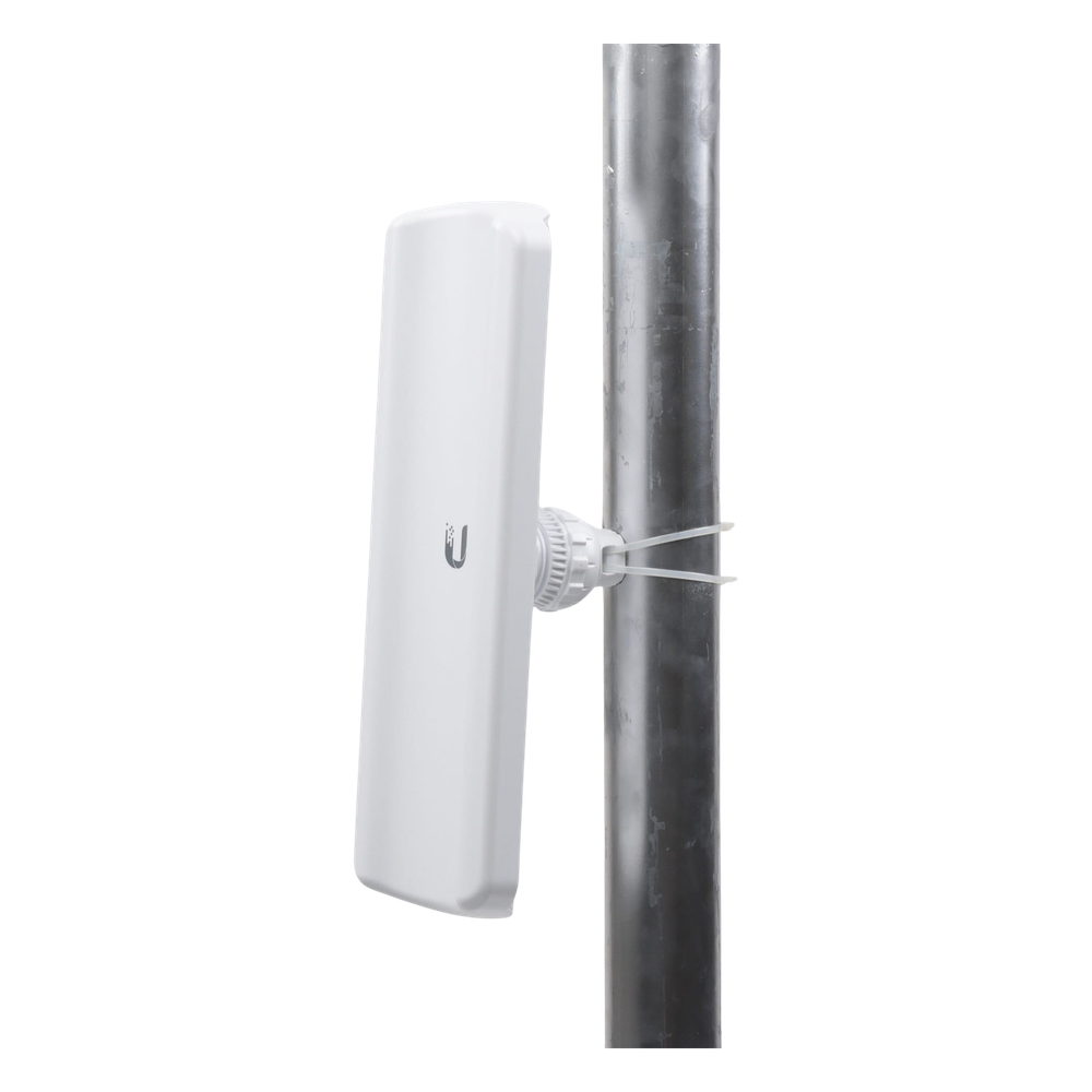 Estación Base 2x2 MIMO airMAX LiteAP AC hasta 450 Mbps, 5 GHz (5150 - 5875 MHz) con antena integrada de 17 dBi y cobertura de 90 grados con GPS Sync