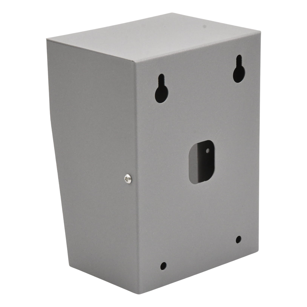 Cubierta Industrial para montaje de Porteros IP Fanvil y Grandstream, pintura electrostática color gris.