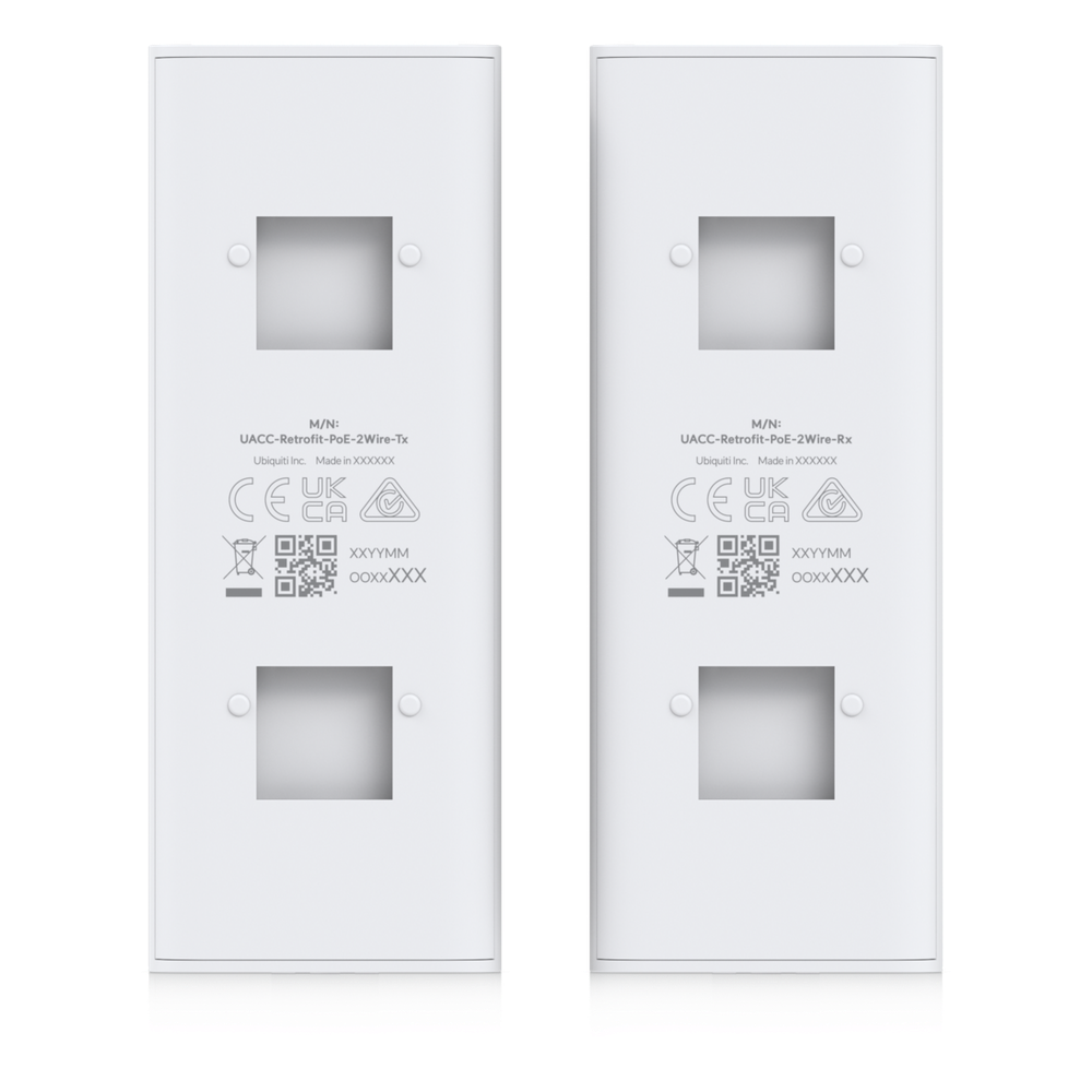 Kit Extensor PoE sobre 2 Hilos (Par Transmisor/Receptor) para Cable Par Trenzado o Coaxial, Entrada PoE++ y Salida PoE/PoE+, Incluye Adaptadores BNC