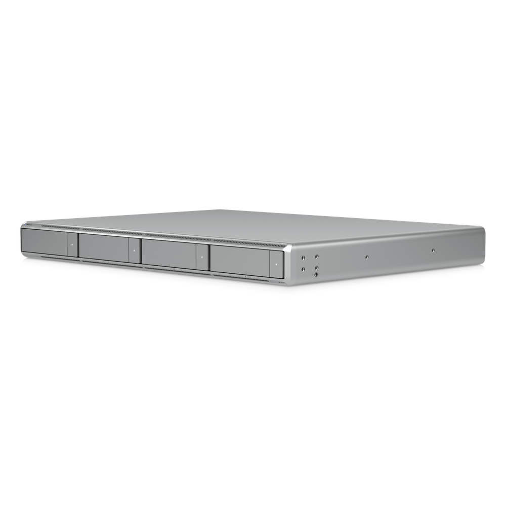 UNVR G2 UniFi Protect 1U con 4 Bahías para Discos Duros, Soporte para hasta 60 Cámaras HD, 50 Cámaras 2K o 30 Cámaras 4K, Puerto 10G SFP+ y 2.5GbE, Análisis Edge-AI Integrado