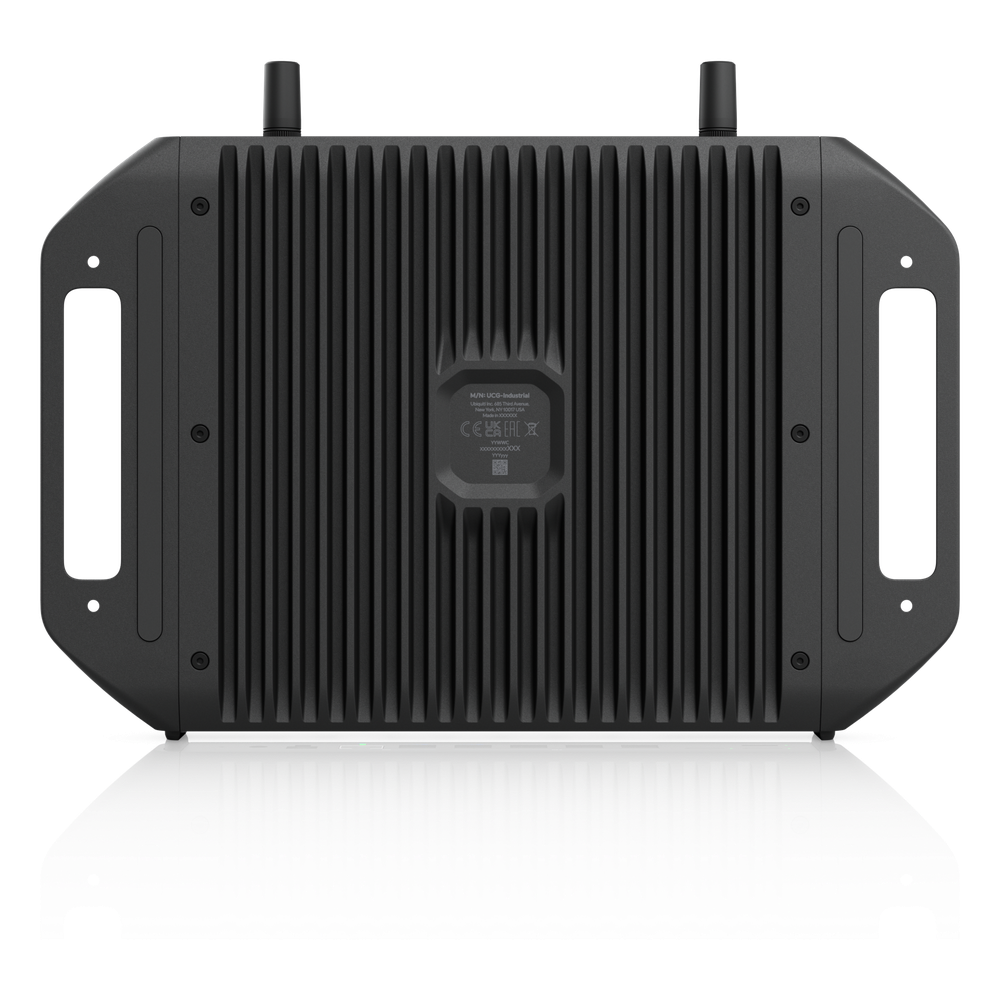 Cloud Gateway Industrial Rugerizado sin Ventilador con Puertos 10 GbE, 350W de Potencia Total para Despliegues PoE de Alta Densidad, Enrutamiento Avanzado y Almacenamiento microSD para Aplicaciones UniFi