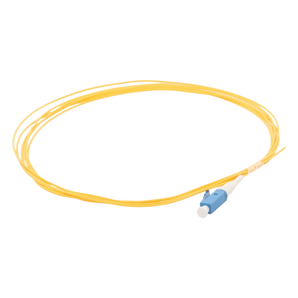 Pigtail de Fibra Óptica Monomodo LC/UPC, Simplex de 2 Metros (6.56 Pies)