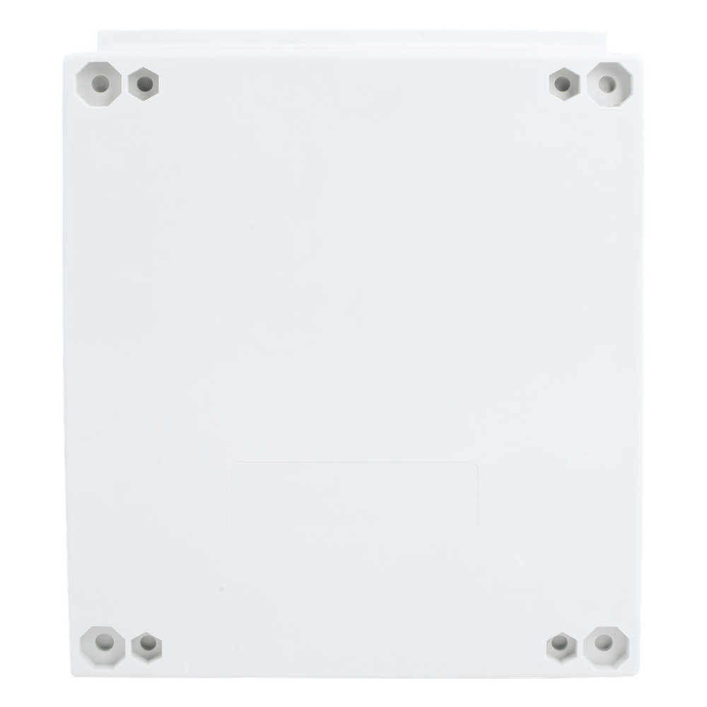Gabinete de Poliéster IP65 Uso en Intemperie (250 x 300 x 140 mm) con Placa Trasera Interior de Plástico (Incluye Chapa y Llave).