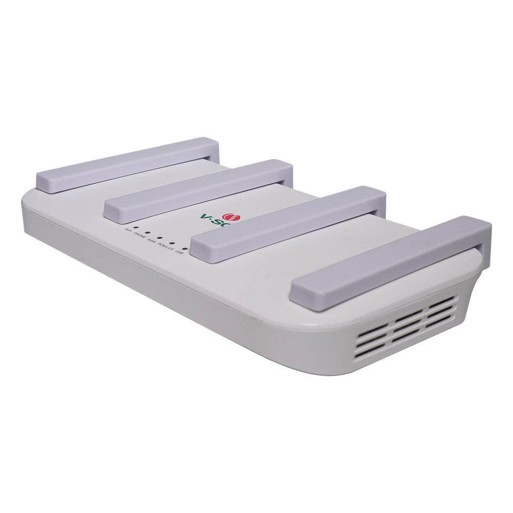 ONU DualMode EPON/GPON / Wi-Fi 6 / 1 Puerto FXS / 4 Puertos Gigabit / 1 Puerto USB / 1 Puerto SC/UPC