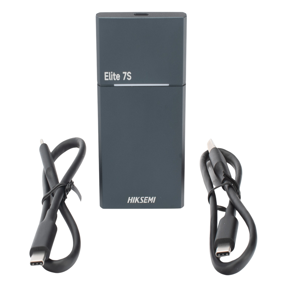 SSD Portátil HIKSEMI Elite 7S / 1TB / NVMe / 2000 MB/s / USB 3.2 Gen2x2 Tipo-C / IPX7 / Aluminio