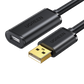 Cable de Extensión Activo USB 2.0 / 10 Metros / Macho-Hembra / Booster individual FE1.1S incorporado / Velocidad de hasta 480 Mbps / Ideal para impresoras, consolas , Webcam, etc.
