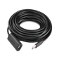 Cable de Extensión Activo USB 2.0 / 10 Metros / Macho-Hembra / Booster individual FE1.1S incorporado / Velocidad de hasta 480 Mbps / Ideal para impresoras, consolas , Webcam, etc.