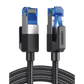 Cable Ethernet Cat8 CLASS F/FTP Redondo con Malla de Nylon 1 Metro (3.28 Pies)