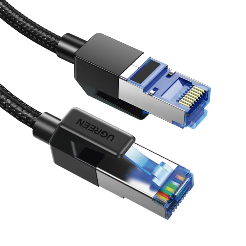 Cable Ethernet Cat8 Class F/FTP Redondo con Malla de Nylon 5 Metros (16.40 Pies)