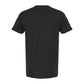 Playera negra personalizable, vista posterior