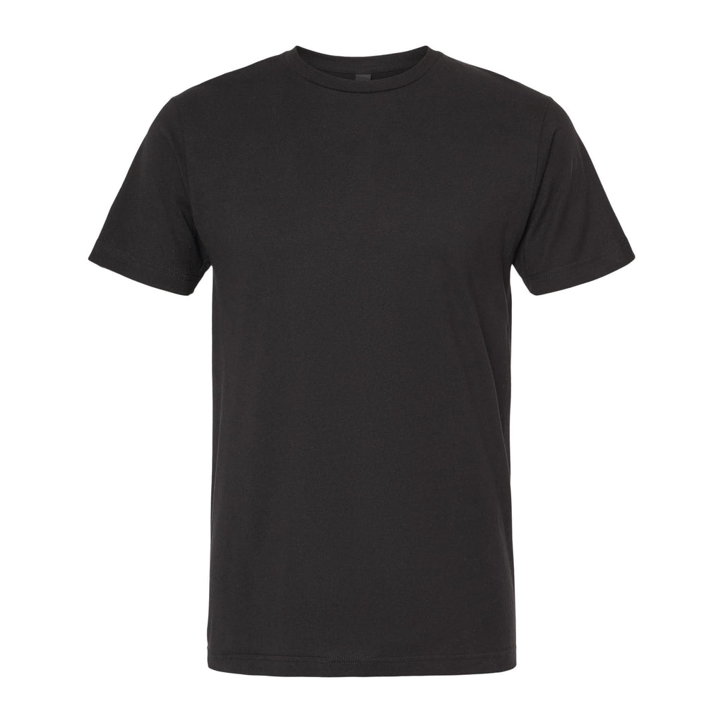 Playera negra personalizable, vista frontal detalle