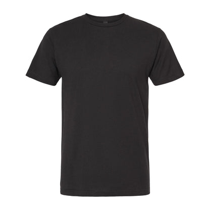 Playera negra personalizable, vista frontal detalle