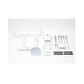 Antena Direccional airFiber X, ideal para enlaces Punto a Punto (PtP), frecuencia 5 GHz (4.9 - 5.8 GHz) de 34 dBi slant 45
