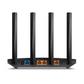 Router WiFi 6 AX 1500Mbps / MU-MIMO 2X2 y OFDMA / 1 Puerto WAN 10/100/1000 Mbps / 3 Puertos LAN 10/100/1000 Mbps / 4 Antenas / Conexión Inalámbrica OneMesh