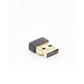 Mini Adaptador USB inalámbrico doble banda AC 600 Mbps, antena onmidireccional.