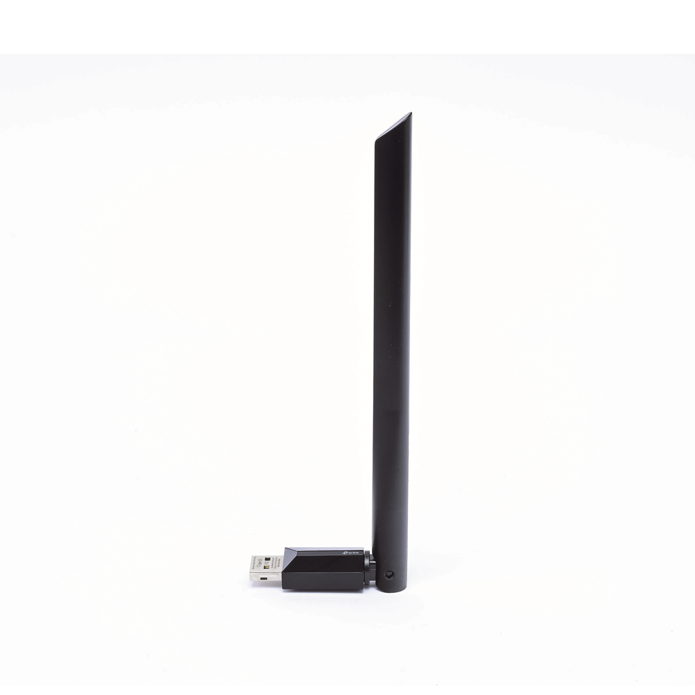 Adaptador  USB inalámbrico doble banda AC 600 Mbps, antena de alta ganancia.