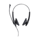 Jabra Biz 1500 Duo, auricular profesional con cancelación de ruido, ideal para contact center con conexión USB (1559-0159)